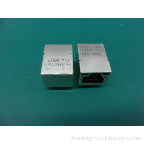 10 / 100Base Wall Socket RJ45 Single Port 1 X 1 , Tab-Up RJ